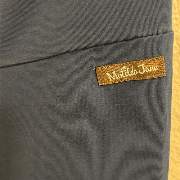 Matilda Jane Girl Youth Dark Blue Leggings Pants Size Medium - Picture 2 of 6